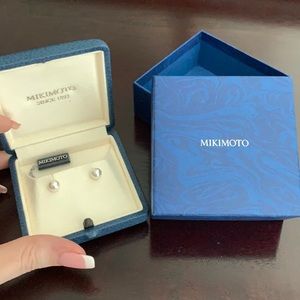 Mikimoto pearl earrings